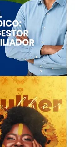 Síndico e administradora trabalhando na gestão do condomínio